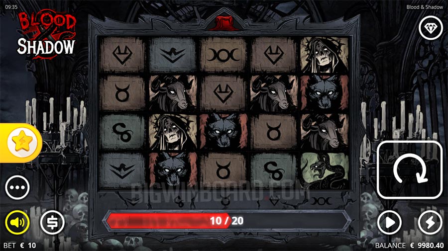 Blood & Shadow slot